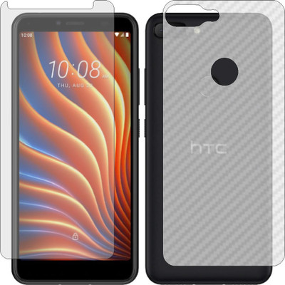 Mobling Front and Back Tempered Glass for HTC WILDFIRE E LITE(Pack of 2)