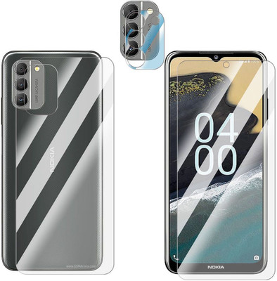 Enlinea Front and Back Screen Guard for Nokia G400 Front+Back+Camera (Glossy)(Pack of 3)