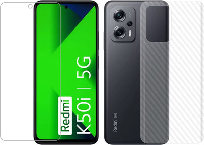 Vatsin Front and Back Screen Guard for MI Redmi K50i(Pack of 2)