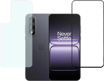 SPRITZEN Front and Back Screen Guard for OnePlus Nord 5 5G, Edge to Edge Tempered Glass, Back Screen Guard With Matte Finish(Pack of 2)