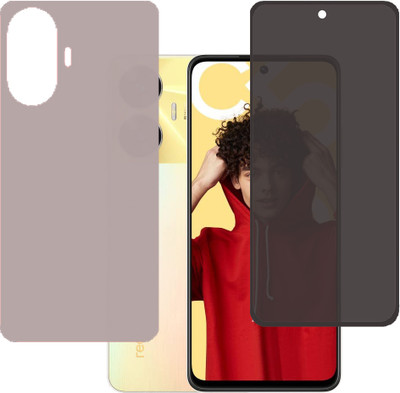 SPRITZEN Front and Back Screen Guard for Realme C55, Realme Narzo N55(Pack of 2)