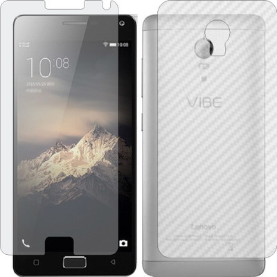 MOBART Front and Back Screen Guard for LENOVO VIBE P1 (Front Matte Finish & Back 3d Carbon Fiber)(Pack of 2)
