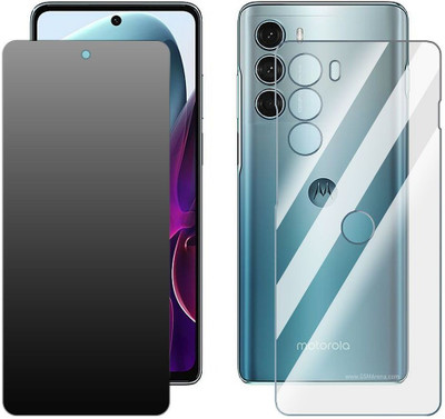 FCS Front and Back Screen Guard for Motorola Moto G200 5G Front+Back (Matte)(Pack of 2)