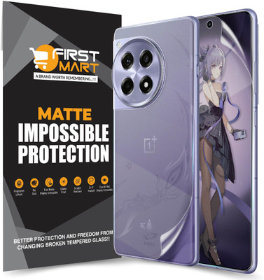 FIRST MART Front and Back Screen Guard for OnePlus 12R 5G Genshin Impact Editon, OnePlus 12R Genshin Impact Editon, OnePlus 12R 5G, OnePlus 12R, 4 Layer Unbreakable Membrane with Easy Installation(Pack of 1)