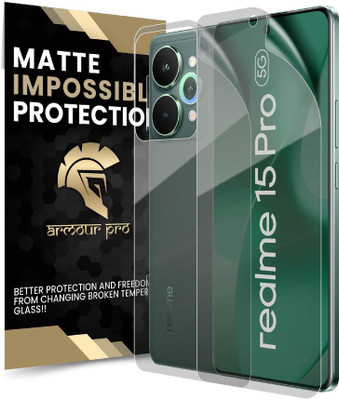 ArmourPro Front and Back Screen Guard for Realme 15 Pro 5G, Realme 15 Pro, 4 Layer Unbreakable Membrane with Easy Installation(Pack of 1)