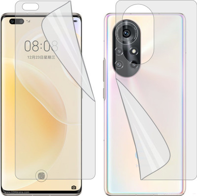Fasheen Front and Back Screen Guard for HUAWEI NOVA 8 PRO 4G (Edge To Edge TPU Full Coverage)(Pack of 1)