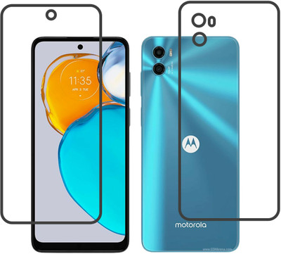 DVTECH Front and Back Screen Guard for Crystal Clear Front And TPU Back Motorola Moto E22s(Pack of 1)