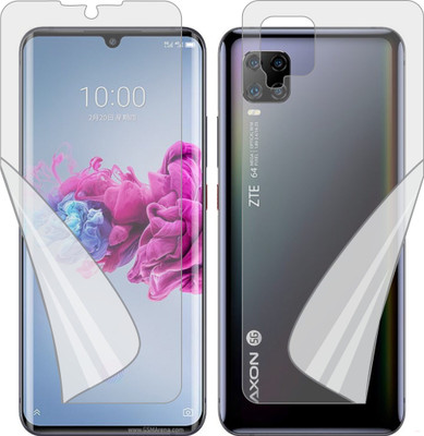 MOBART Front and Back Tempered Glass for ZTE AXON 11 4G (Edge To Edge TPU Full Coverage)(Pack of 1)