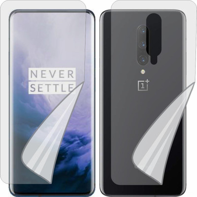Evett Front and Back Screen Guard for OnePlus 7 Pro Flexible Membrane HD Screen Clarity(Pack of 2)