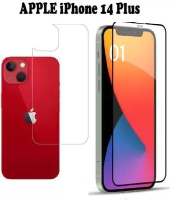 BRENZZ Front and Back Screen Guard for APPLE iPhone 14 Plus(Pack of 2)