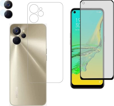 Accesories Legacy Front and Back Screen Guard for Oppo K10 / Realme 9i/Oppo A76/Oppo K10 /Oppo A36 /Oppo A96 POCO M4 PRO 5GREDMI NOTE 11T 5G Ceramic Matte Unbreakable Flexible Screen Guard Protector 21D With Back Sticker and Camera Lens Protector(Pack of 3)