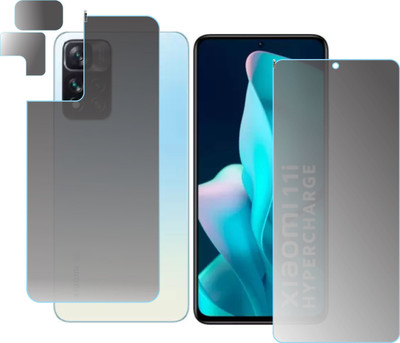 chakoor Front and Back Screen Guard for Xiaomi 11i HyperCharge 5G(Pack of 2)
