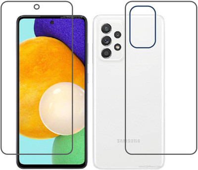 DVTECH Front and Back Screen Guard for Samsung Galaxy A52 5G(Pack of 1)