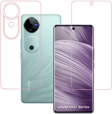 HOBBYTRONICS Front and Back Screen Guard for Vivo V40 5G(Pack of 1)