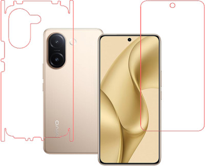 KARTRAY Front and Back Screen Guard for Vivo V60e 5G, Front Clear Back Clear(Pack of 2)