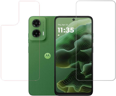 KARTRAY Front and Back Screen Guard for Motorola G35 5G(Pack of 2)