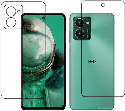 DVTECH Front and Back Screen Guard for HMD Pulse Pro 9H Crystal Clear(Pack of 1)