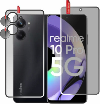 chakoor Front and Back Screen Guard for Realme 10 pro 5g(Pack of 2)