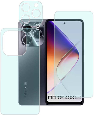 MOKPLZ Front and Back Screen Guard for Infinix Note 40X 5G SMARTPHONE(Pack of 3)