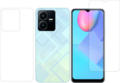Vatsin Front and Back Screen Guard for ViVO Y22(Pack of 2)