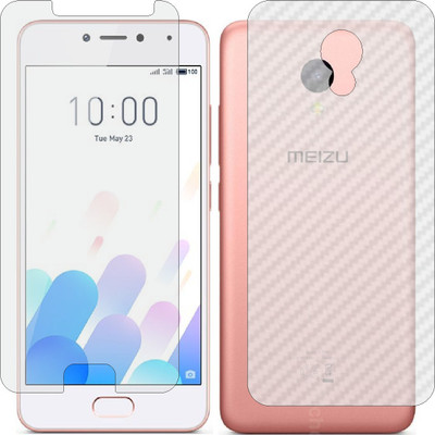 Mobling Front and Back Tempered Glass for MEIZU M5C(Pack of 2)