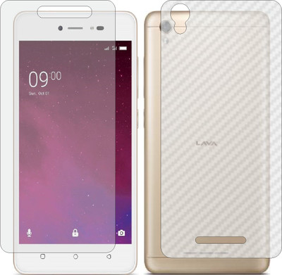 Mobling Front and Back Tempered Glass for LAVA Z 60(Pack of 2)