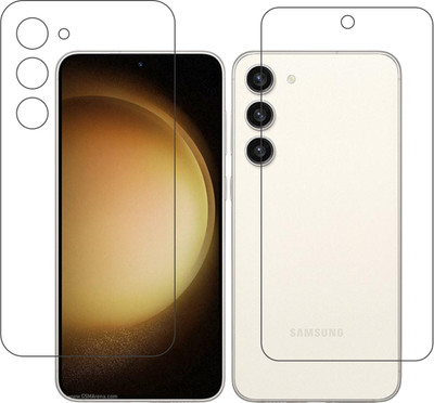 DVTECH Front and Back Screen Guard for 9H Crystal Clear Front And TPU BackSamsung Galaxy S23 Plus(Pack of 1)