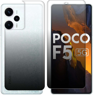 FCS Front and Back Screen Guard for Xiaomi Poco F5 Front+Back (Matte)(Pack of 2)