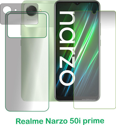 chakoor Front and Back Screen Guard for Realme Narzo 50i Prime(Pack of 3)
