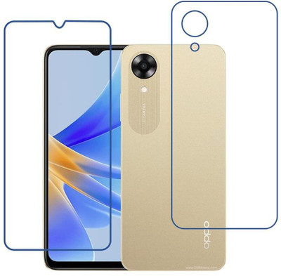 DVTECH Front and Back Screen Guard for 9H Oppo A17k(Pack of 1)