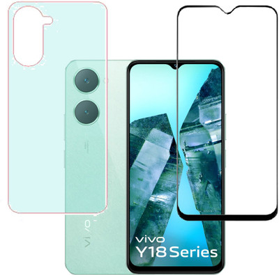 KARTRAY Front and Back Screen Guard for Vivo Y18(Pack of 2)