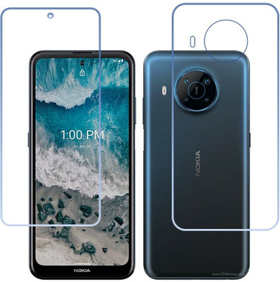 DVTECH Front and Back Screen Guard for 9H Crystal Clear Front And Carbon Fiber BackNokia X100(Pack of 1)