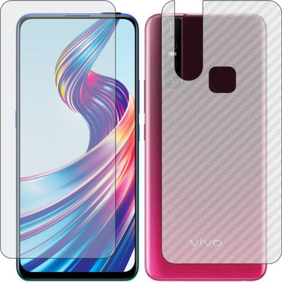Mobling Front and Back Tempered Glass for VIVO V15 PRO(Pack of 2)