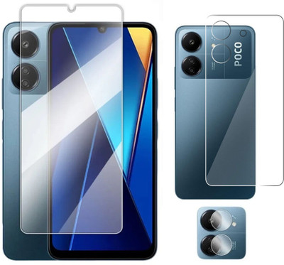 FINCH Front and Back Screen Guard for POCO C65(Pack of 1)