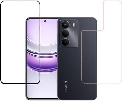 KARTRAY Front and Back Screen Guard for Realme C73 5G, realme C75 5G, Tempered Glass, Back Screen Guard(Pack of 2)