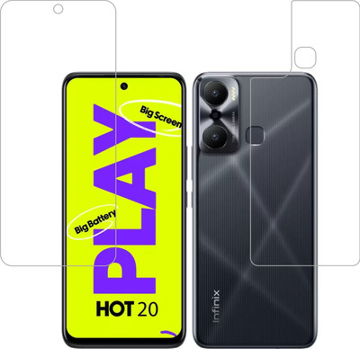 Vatsin Front and Back Screen Guard for Infinix Hot 20 Play(Pack of 2)