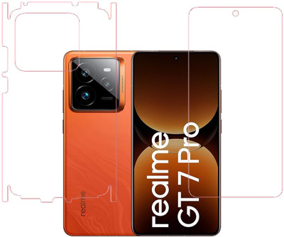 KARTRAY Front and Back Screen Guard for Realme GT 7 Pro 5G, Front Clear Back Clear(Pack of 2)