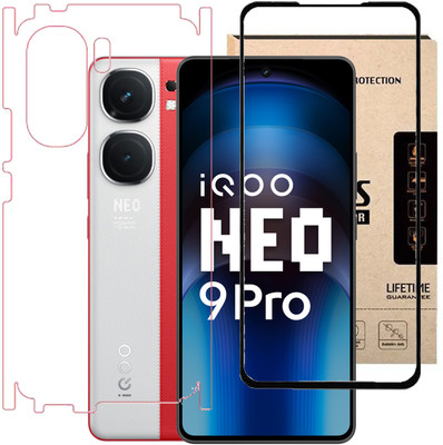 KMPERED Front and Back Screen Guard for IQOO NEO 9 PRO(Pack of 1)