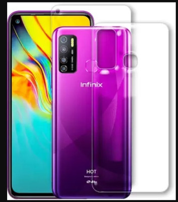 LIGHTWINGS Front and Back Screen Guard for Front and Back SCREEN GUARD Infinix Hot 9 Pro (P-2)(Pack of 2)