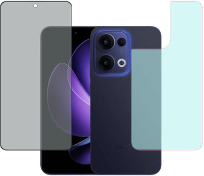 KARTRAY Front and Back Screen Guard for Oppo Reno 13 5G(Pack of 2)
