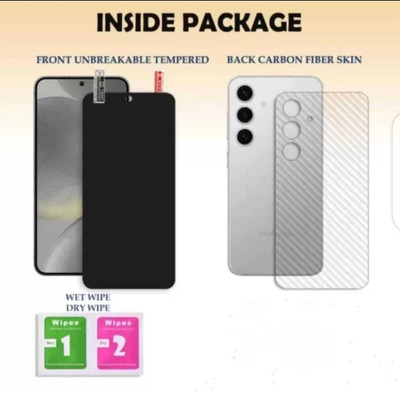 DOWRVIN Front and Back Tempered Glass for REDMI A4 5G(Pack of 2)