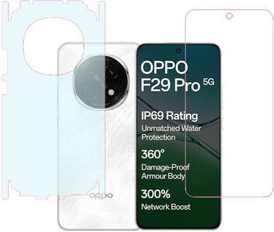 SPRITZEN Front and Back Screen Guard for Oppo F29 Pro 5G, Front Clear Back Matte(Pack of 2)