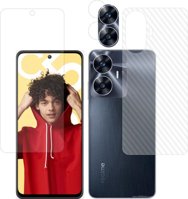 Ten To 11 Front and Back Screen Guard for Realme C55(Pack of 3)