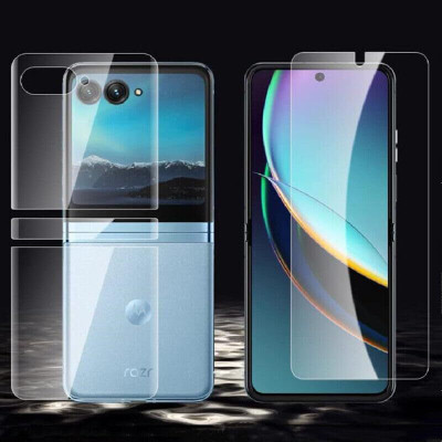 Bai and kaka Front and Back Screen Guard for Motorola Razor 40 Ultra(Pack of 1)