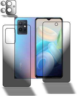 tempurglaze Front and Back Screen Guard for Vivo Y75 5G(Pack of 3)