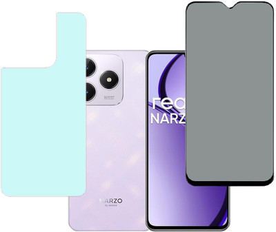 SPRITZEN Front and Back Screen Guard for Realme Narzo N63(Pack of 2)
