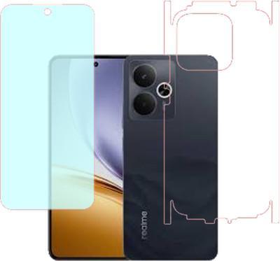 VAYUVAULT Front and Back Screen Guard for realme 15T 5G, Front Screen Guard Matte finish, Back Screen Guard Glossy finish, Back Screen Guard With Side(Pack of 2)