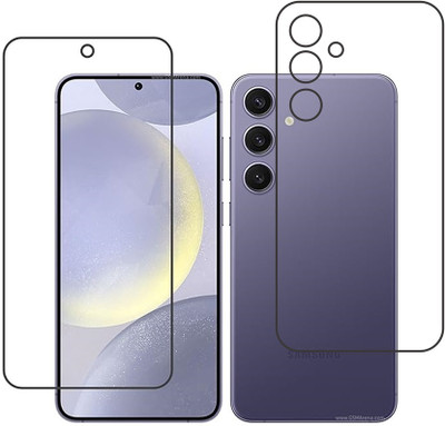 DVTECH Front and Back Screen Guard for Samsung Galaxy S24 Protective Compatible Mobile Screen Protector For (Not a Tempered glass)(Pack of 1)