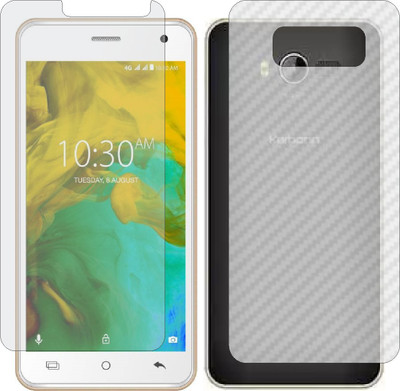 Mobling Front and Back Tempered Glass for KARBONN K9 SMART YUVA(Pack of 2)