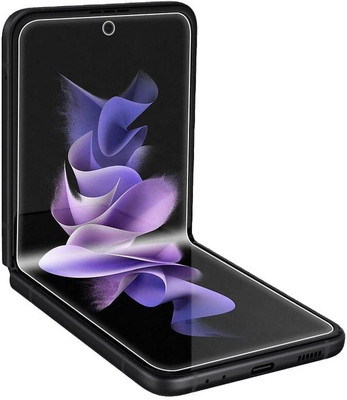 COVERLINE Front and Back Screen Guard for Front and Back Screen Protector Vivo X Flip Protective Membrane Film Screen Guard(Pack of 1)